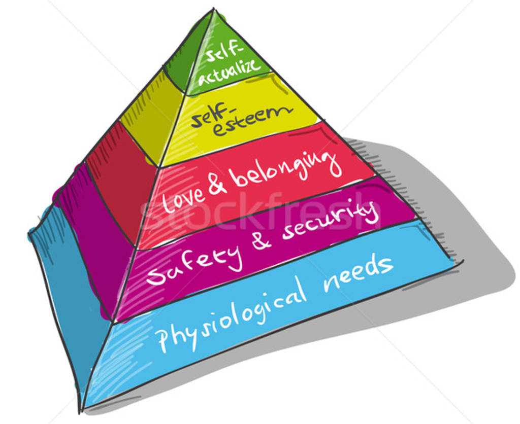 A Pirâmide de Maslow, também conhecida como hierarquia de necessidades de Maslow é dividida em 5 níveis fundamentais